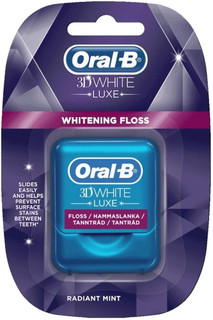 نخ دندان اورال بی 3D White Luxe سفیدکننده | 35 متری