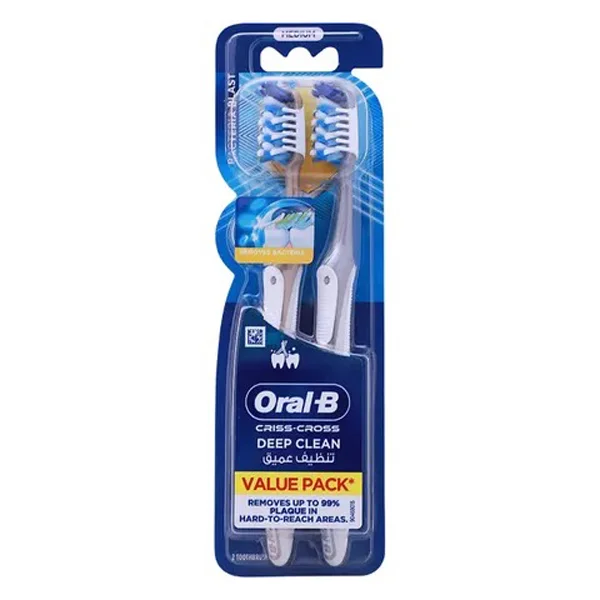 مسواک اورال بی اصل مدل Criss Cross Deep Clean