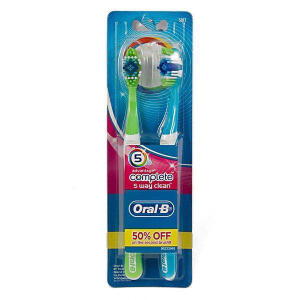 مسواک اورال بی مدل Complete 5 Way Clean اصل